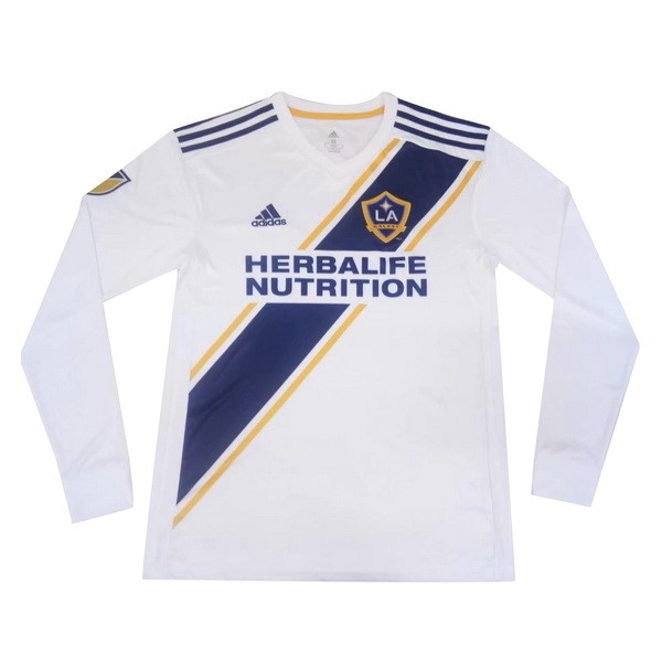 Camiseta Los Angeles Galaxy 1ª Kit ML 2019 2020 Blanco
